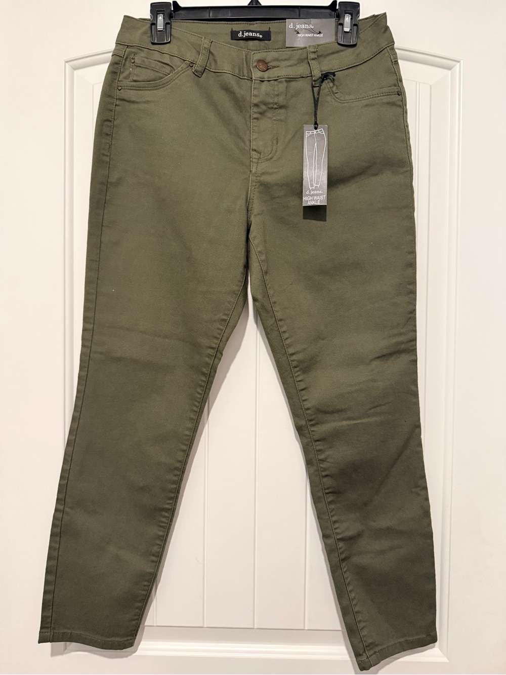 d. jeans Olive Green Skinny Women's Jeans